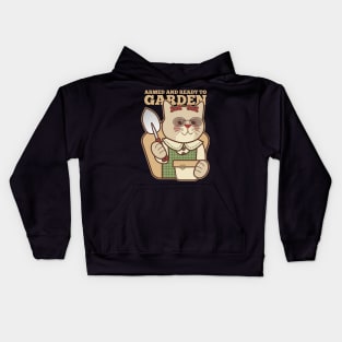 Armed and Ready to Garden Kids Hoodie